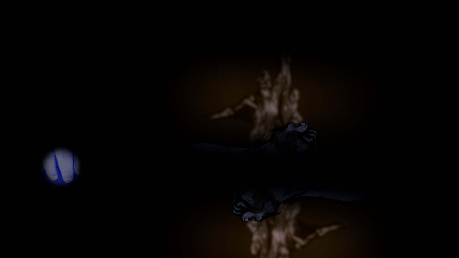 Soviet fist — still from Catalytic Trifles